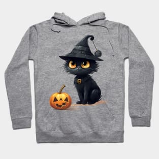 black cats lover for halloween Hoodie